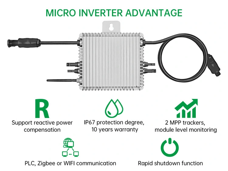 Wholesale Factory Price Micro Inverter European Version Deye Sun800g3-EU-230 Single Phase 800W Solar Inverter