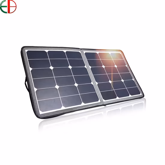 TUV, CE, SGS 144 Half Cell Poly PV Fold Flexible Black Monocrystalline Polycrystalline Module Mono Photovoltaic Solar Energy Power Panel with 20 Years Warranty
